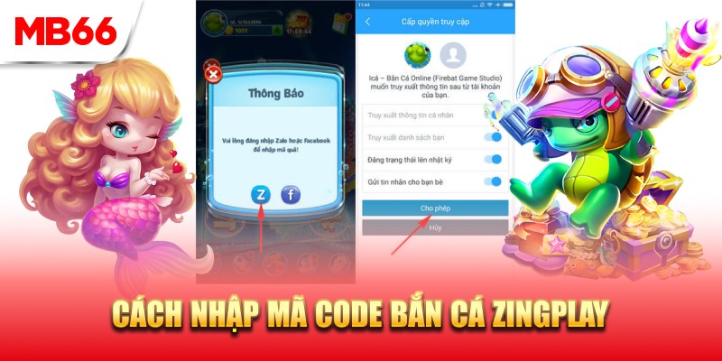 Các bước nhập code ZingPlay